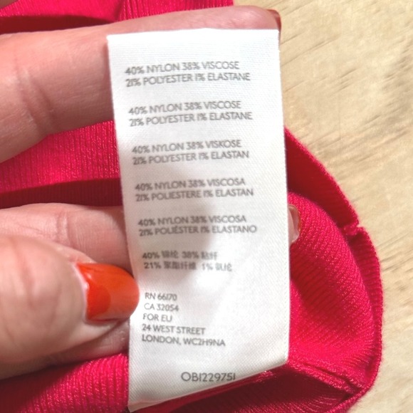 Saturday/Sunday Pink V Neck Long Sleeve Sweater Dress Sz Medium - Picture 3 of 7